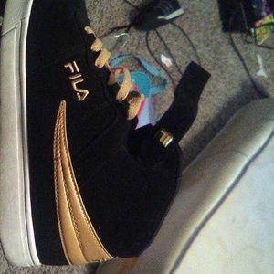 Black and Gold Fila